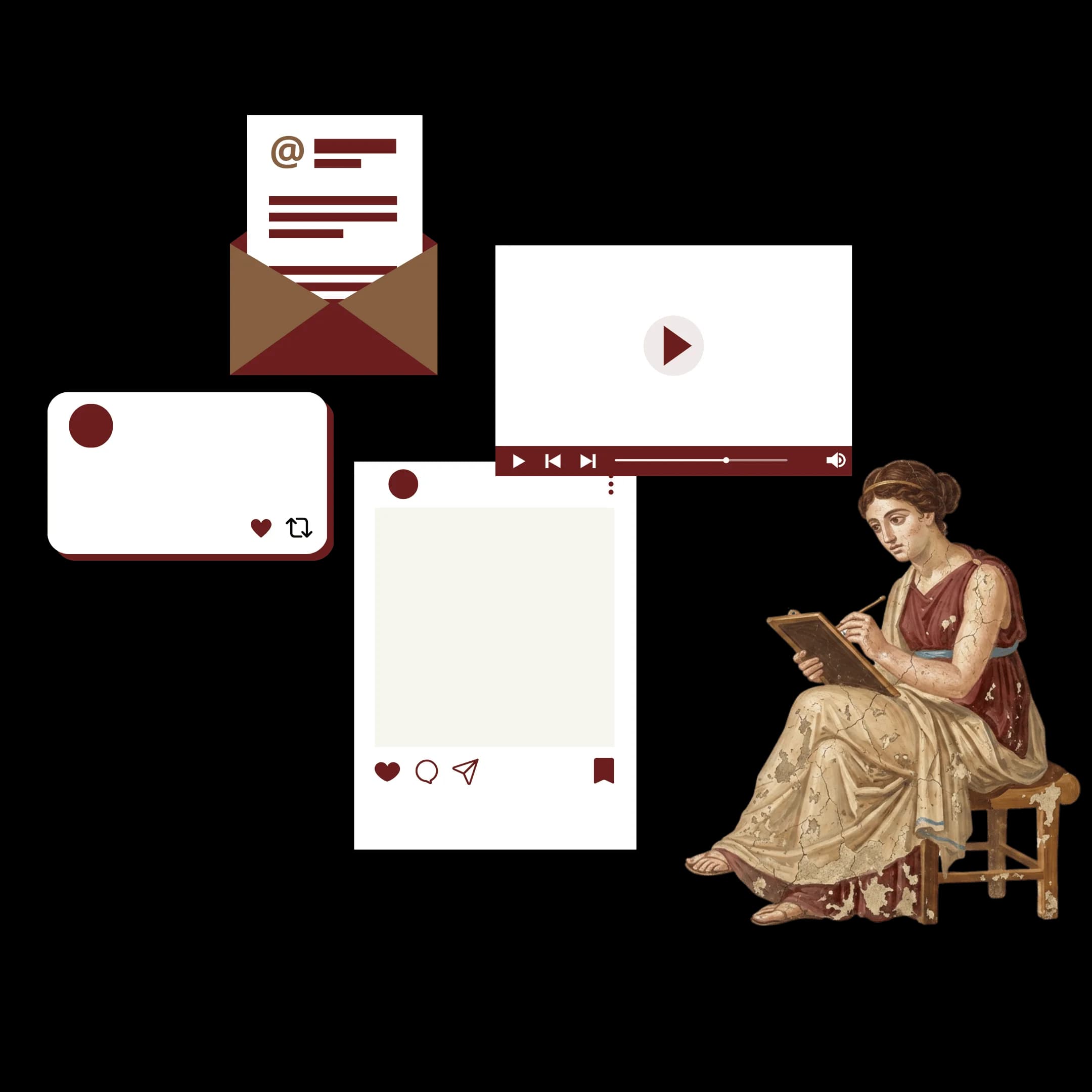 Content generation, classical fresco