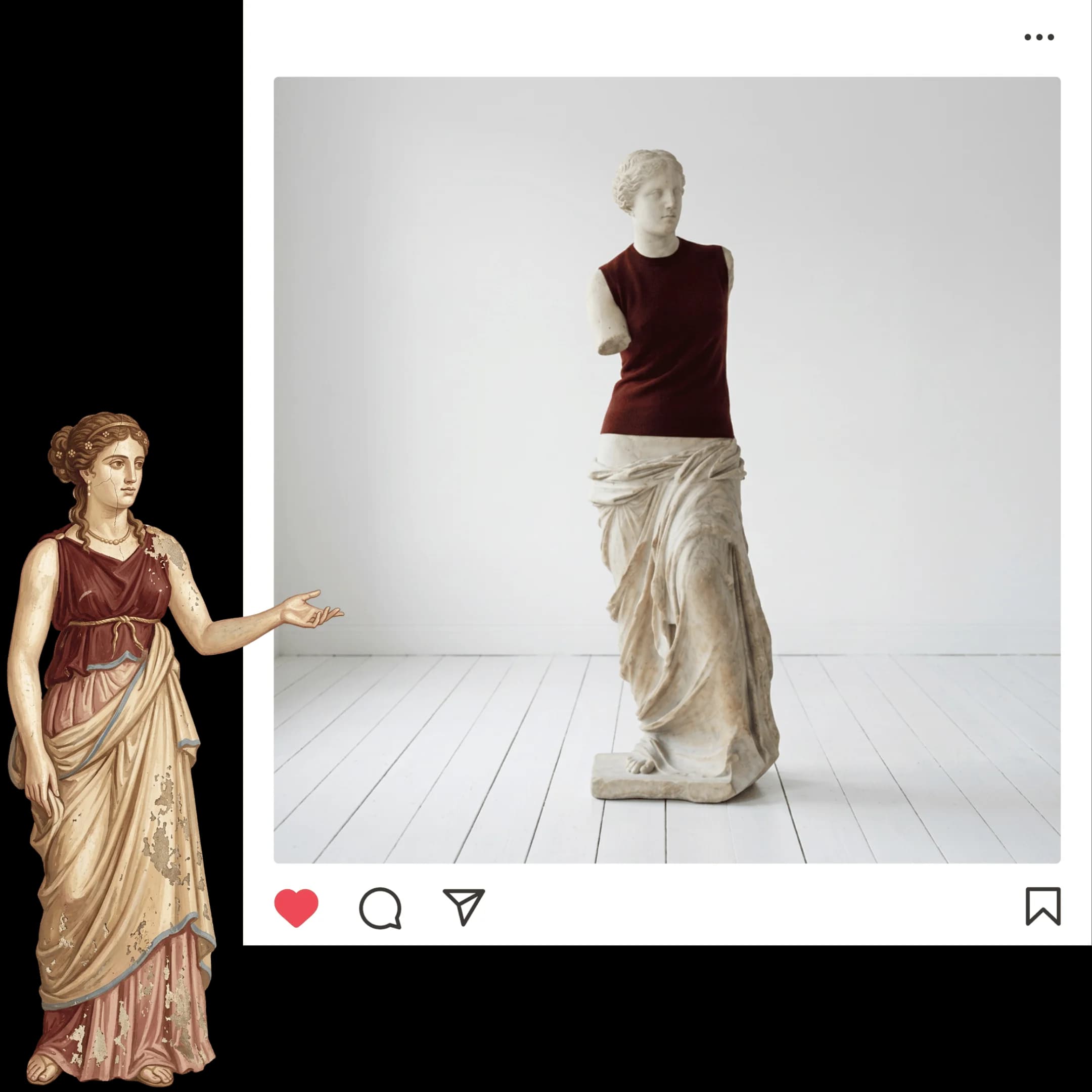 Image generation, classical fresco