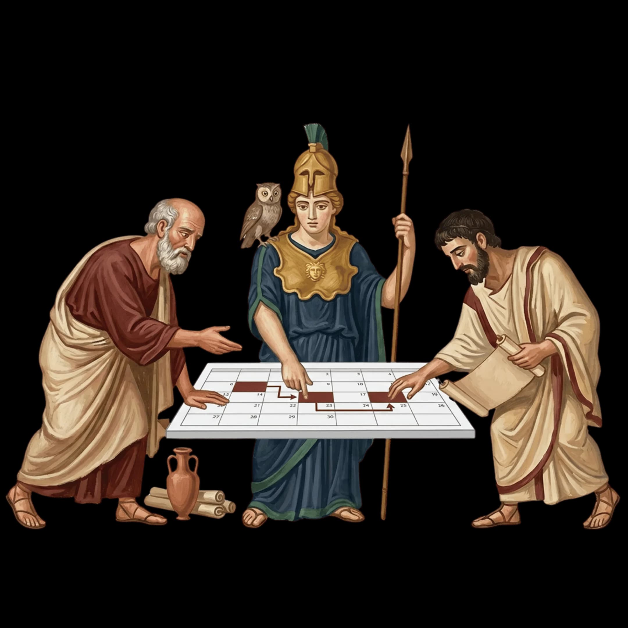 Campaign strategy, classical fresco